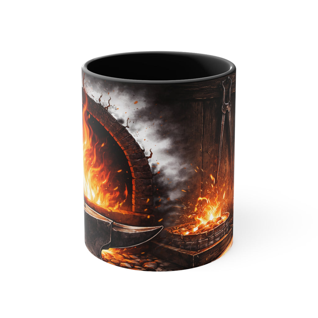 Black Interior Accent Mug — Fantasy Forge Fireplace Design