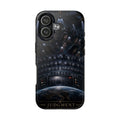 Judgment Graphic Phone Case — Dark Apocalyptic Space Design, Tough Protective Cover