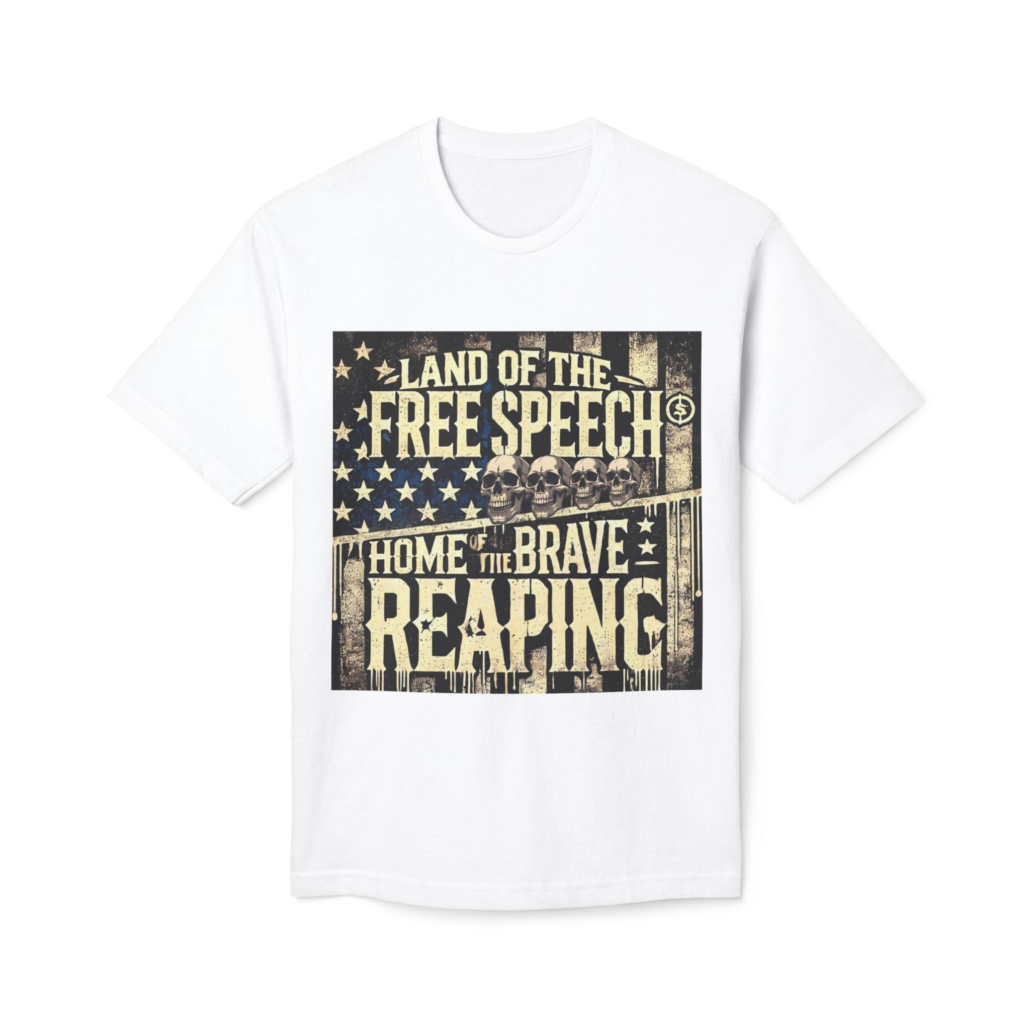 Patriotic 'Land of the Free, Home of the Brave' T-Shirt
