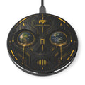 Cyber Skull Wireless Charger — Futuristic Earth Tears Phone Charger