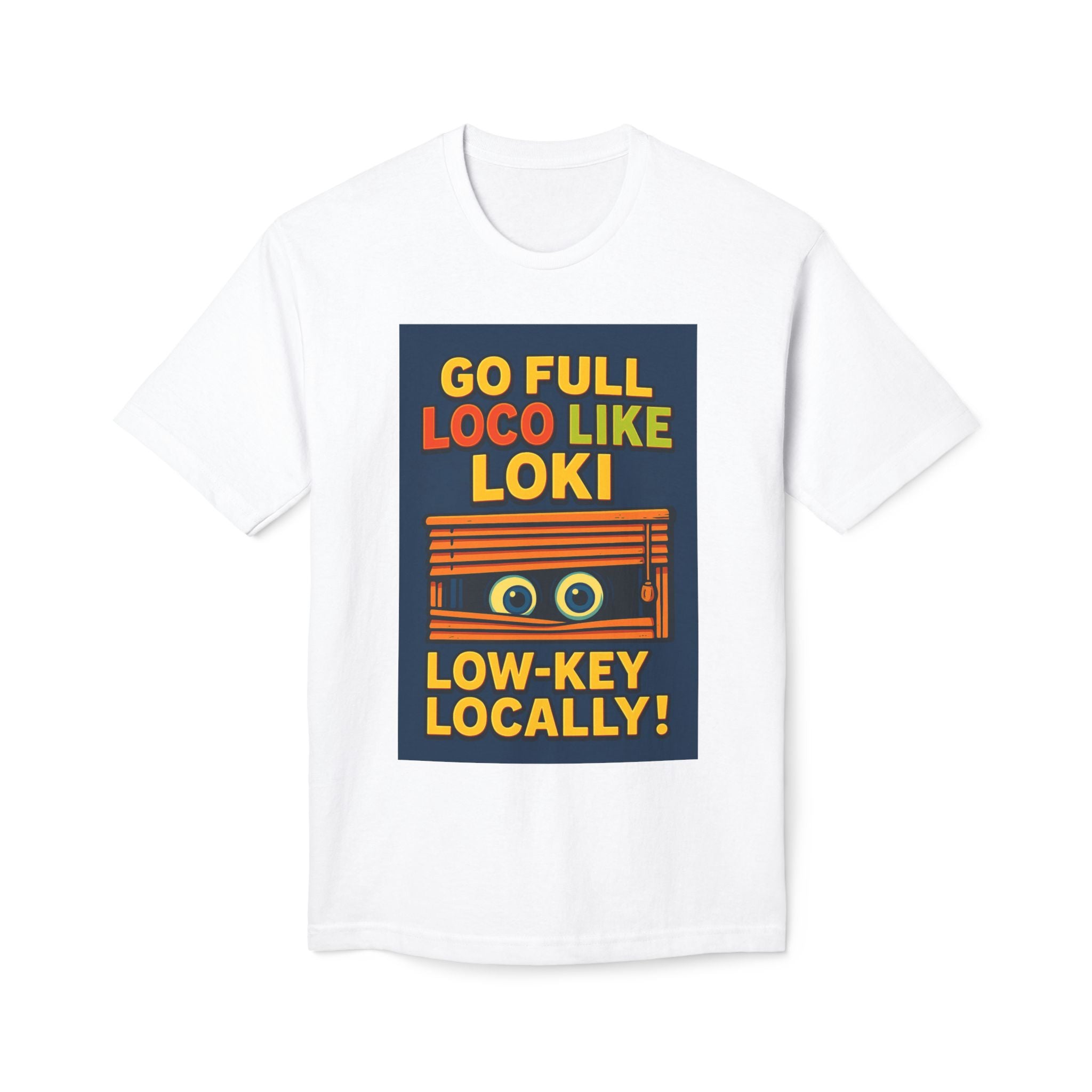 Go Full Loco Like Loki T-Shirt — "Low-Key Locally!" Retro Cassette Graphic