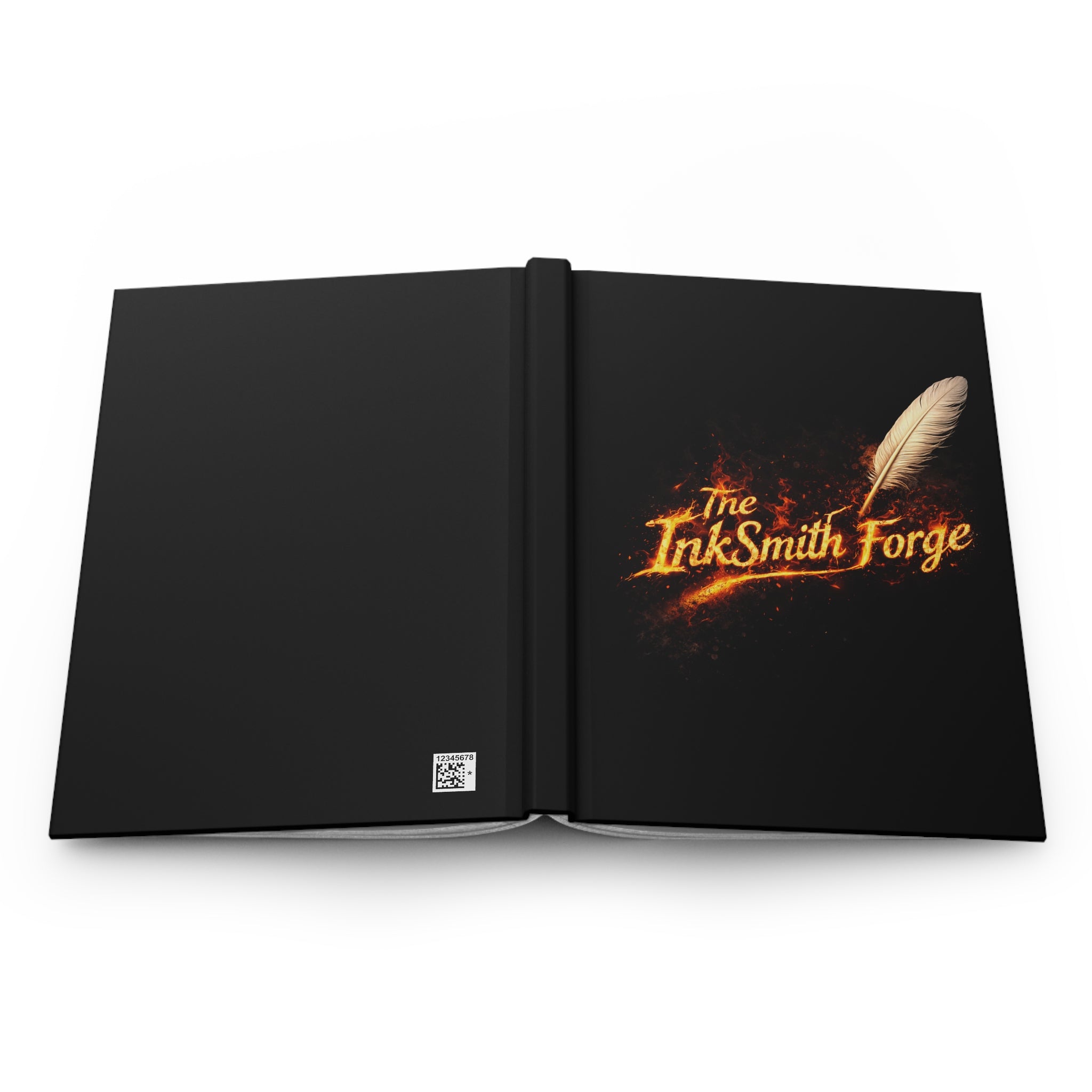Hardcover Journal — "The InkSmith Forge: Where Ideas Are Forged"