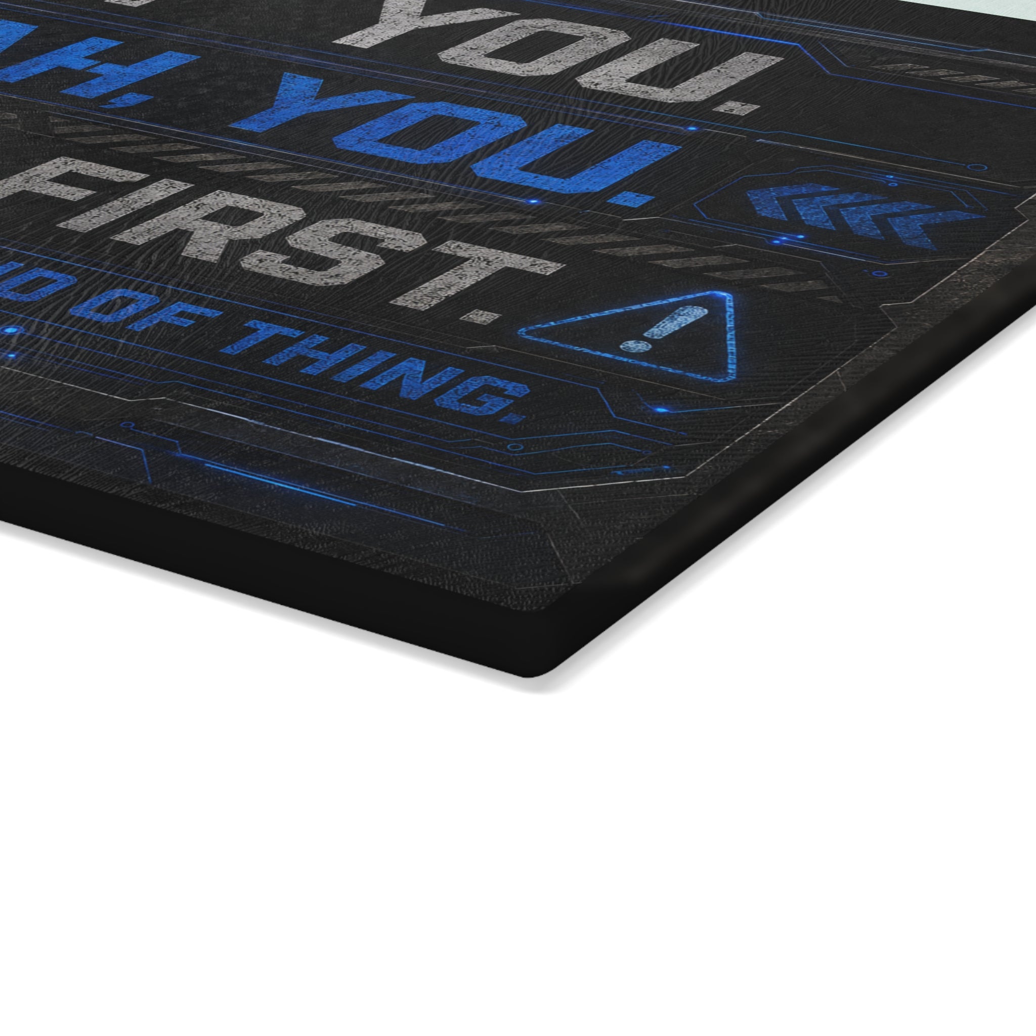 . Safety First.- Industrial Glass Cutting Board