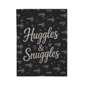 Huggles & Snuggles Velveteen Plush Blanket — Cozy Cozy Comfy Throw for Home, Gifts & Winter