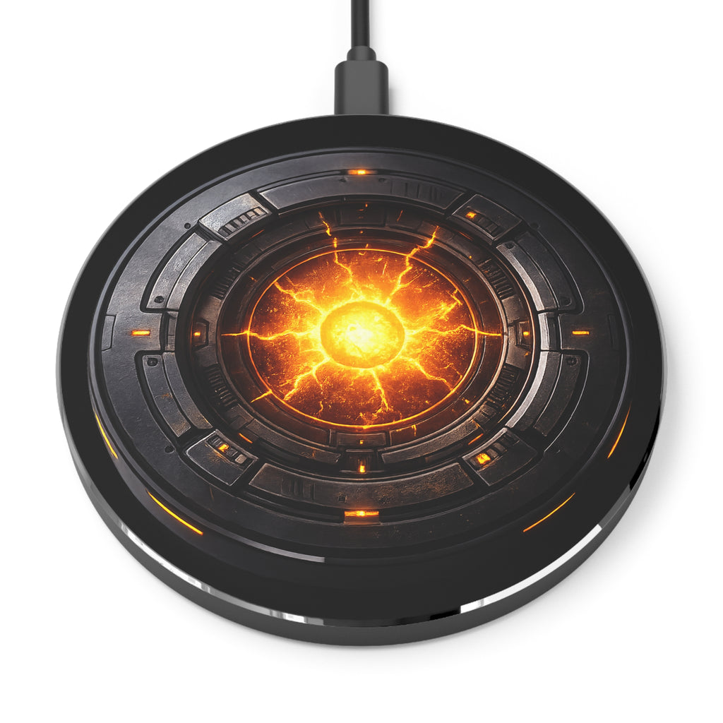 Arc Reactor Wireless Charger — Futuristic Sci‑Fi Phone Charging Pad