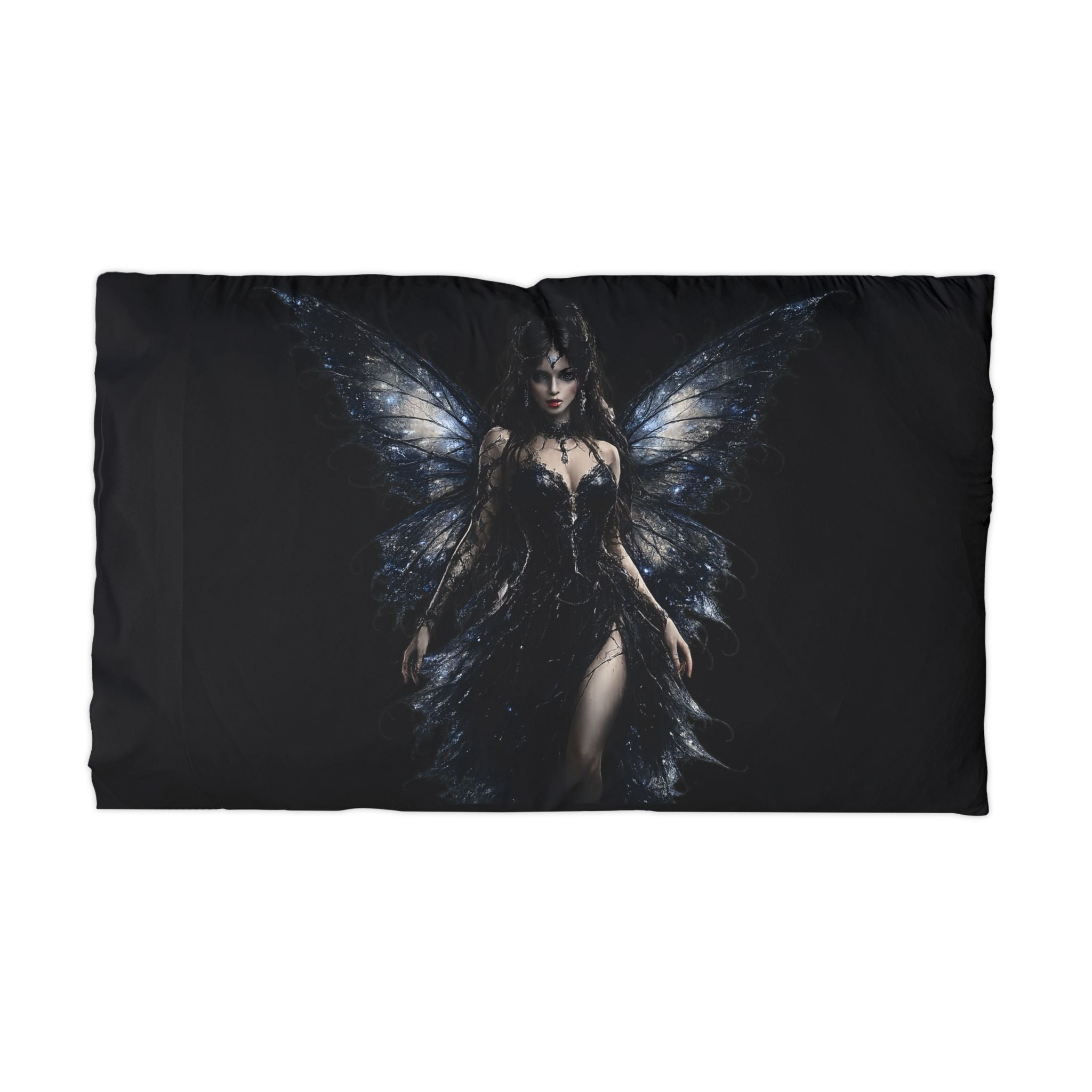 Gothic Fairy Pillowcase — Dark Angel Microfiber Pillow Cover