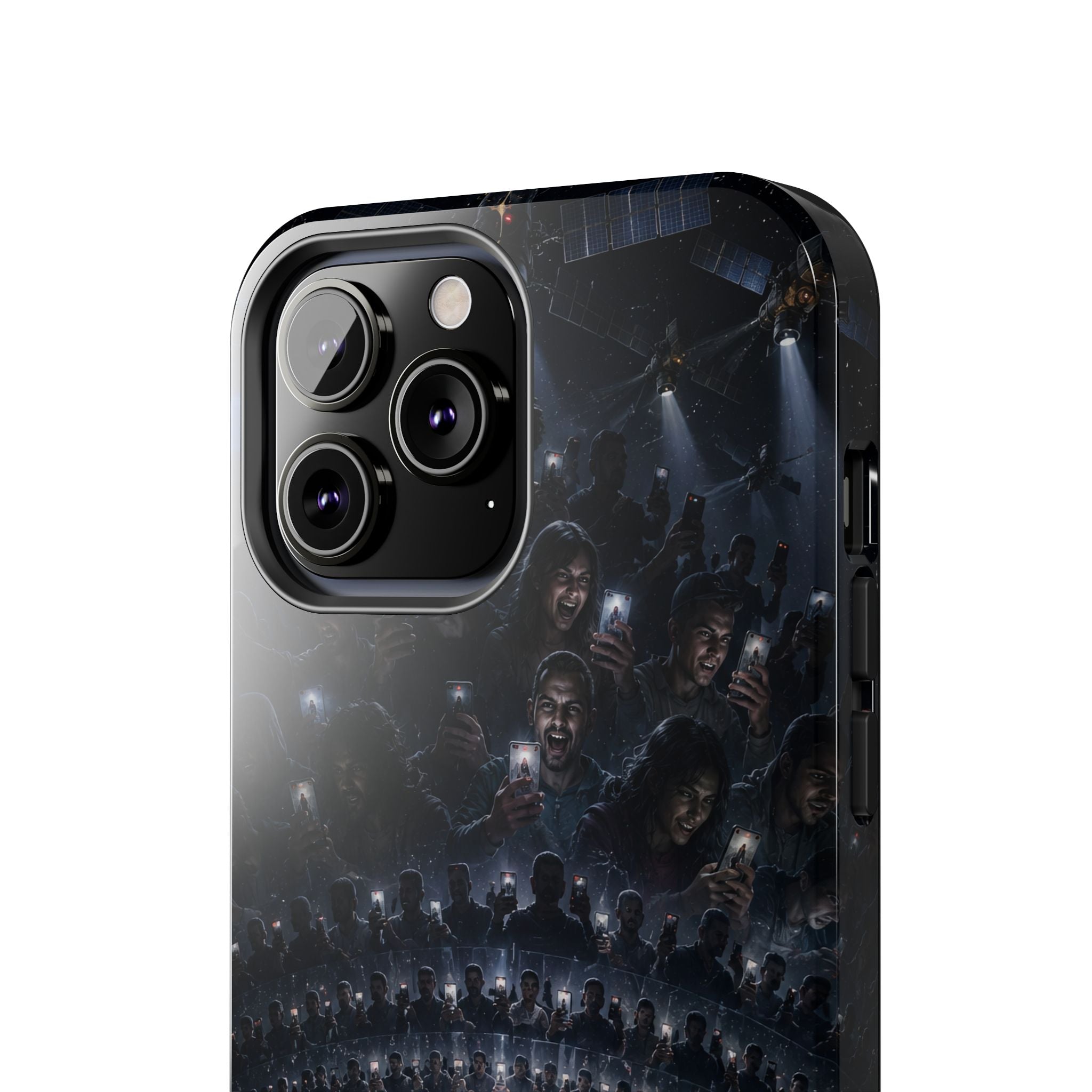 Judgment Graphic Phone Case — Dark Apocalyptic Space Design, Tough Protective Cover