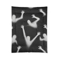 Ghostly Hands Comforter – Spooky Black Haunted Bedding for Halloween