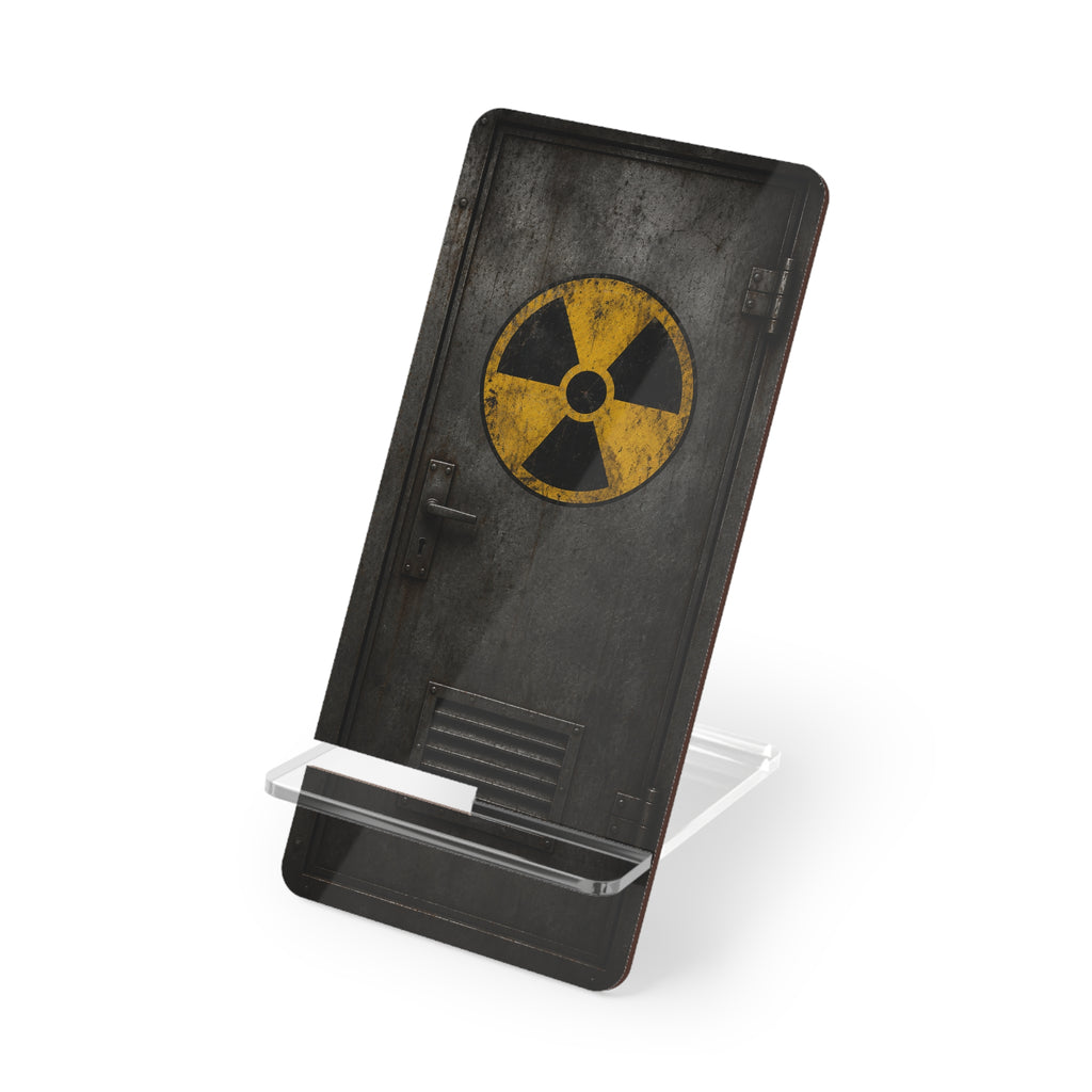Apocalyptic Nuclear Door Design Mobile Display Holder