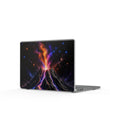 Volcanic Nebula Matte MacBook Case — Cosmic Volcano Laptop Cover