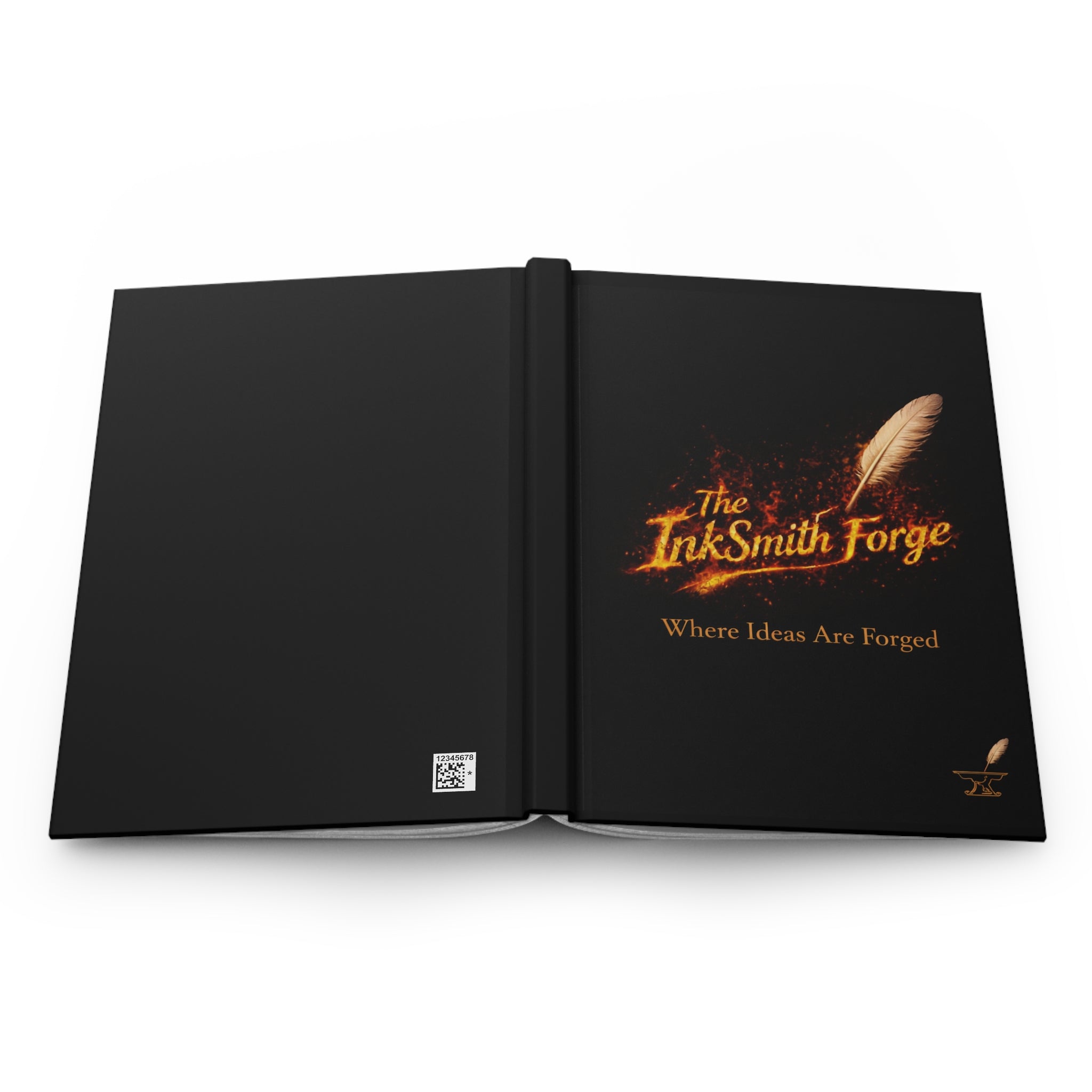 Hardcover Journal — "The InkSmith Forge: Where Ideas Are Forged"