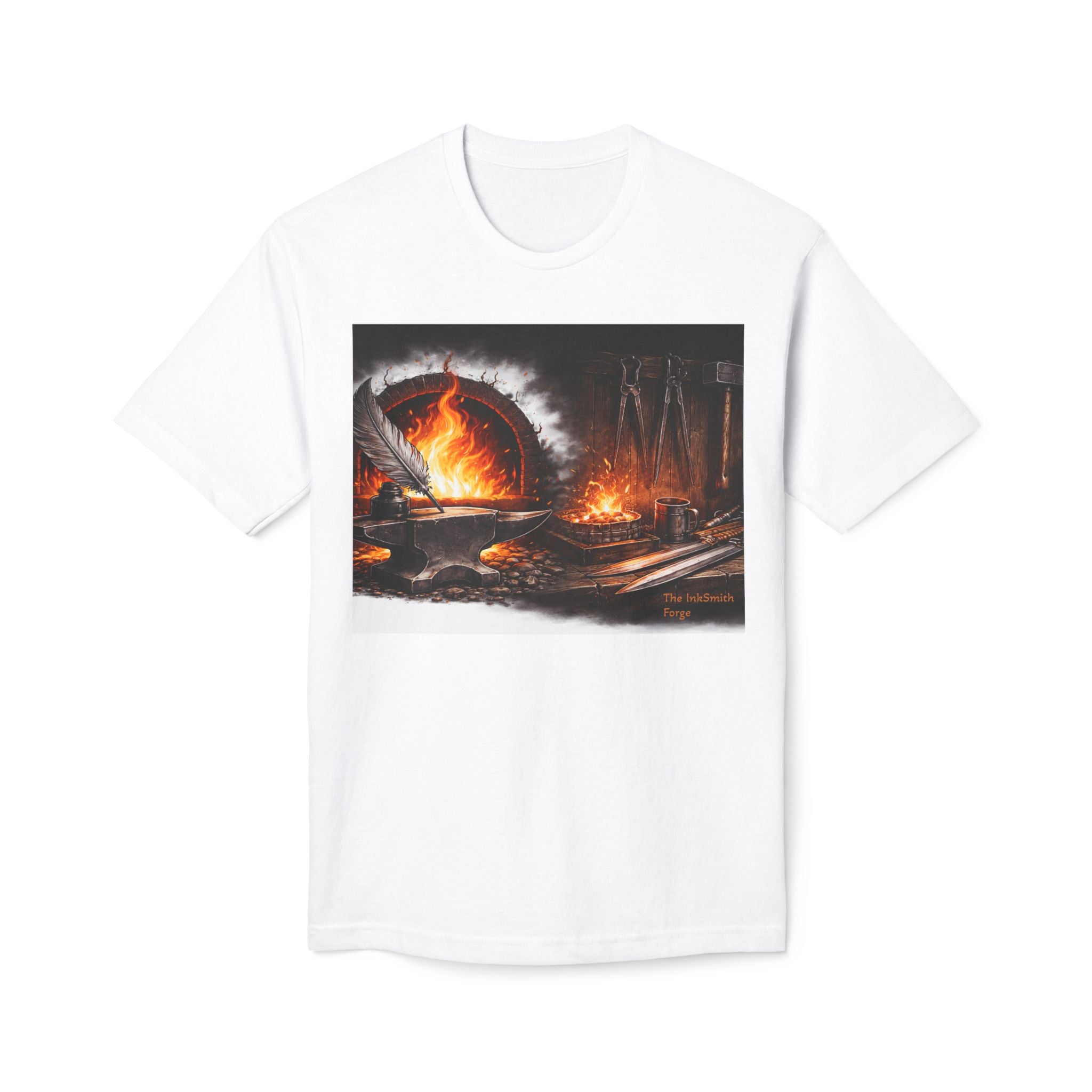 Blacksmith Forge T‑Shirt – Vintage Foundry Fire Workshop Tee
