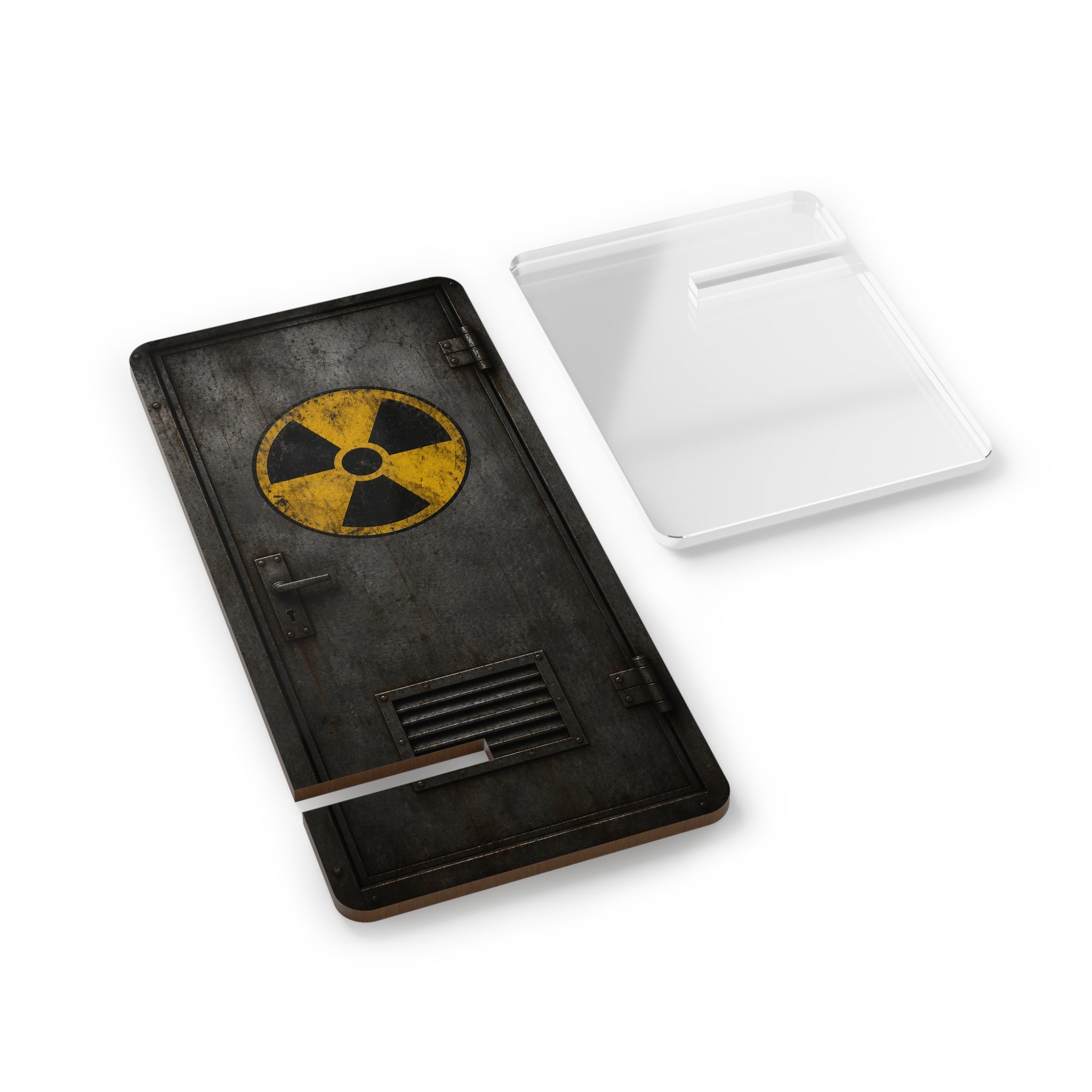 Apocalyptic Nuclear Door Design Mobile Display Holder
