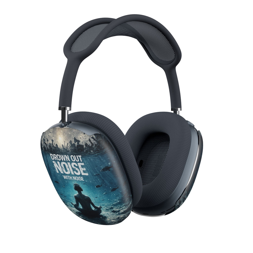 AirPod Max Case — "Drown Out Noise" Meditation Graphic