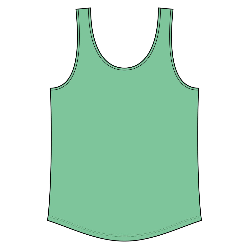 Daydreams Hammock Tank Top — Boho Sunset Relaxation Graphic Tank