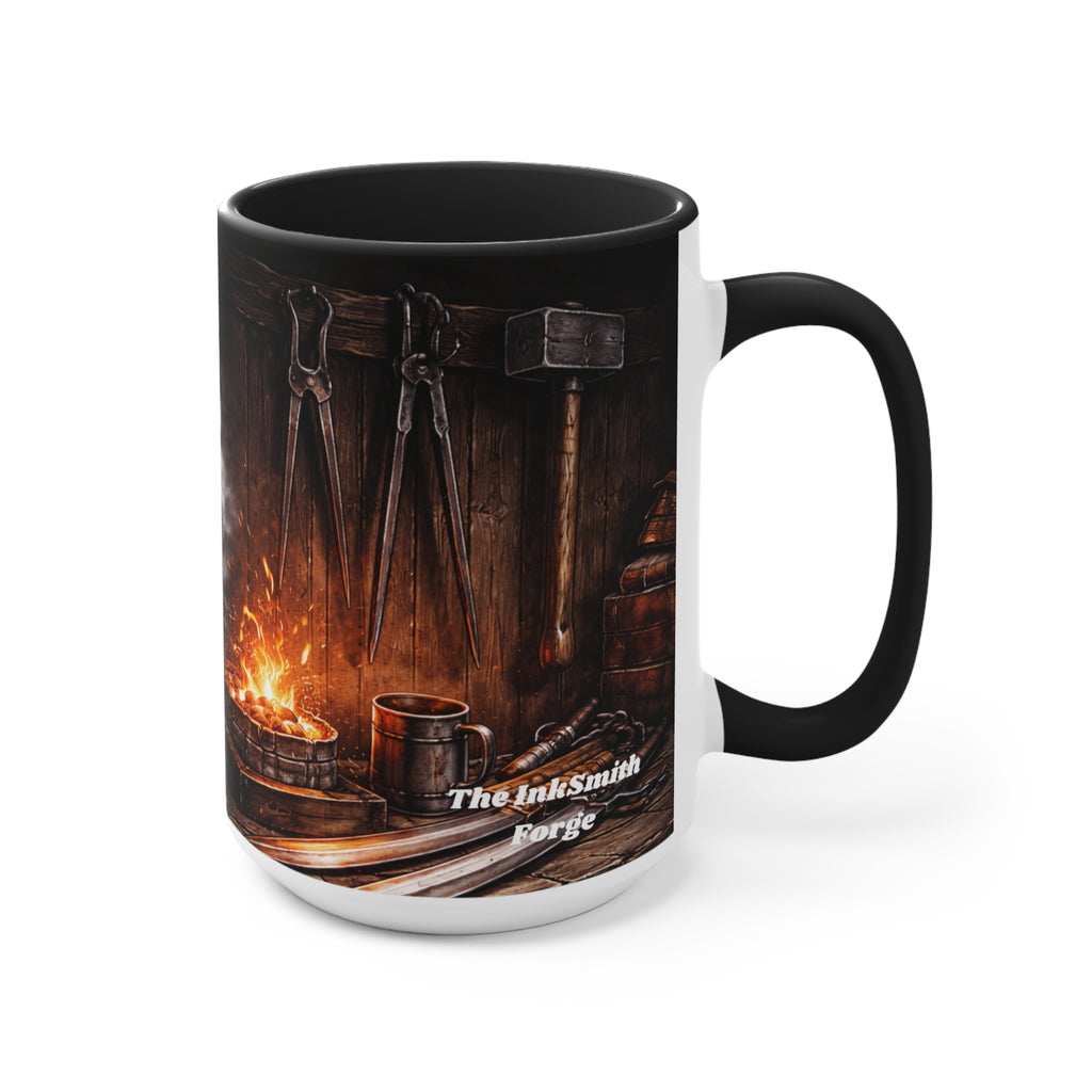 Black Interior Accent Mug — Fantasy Forge Fireplace Design