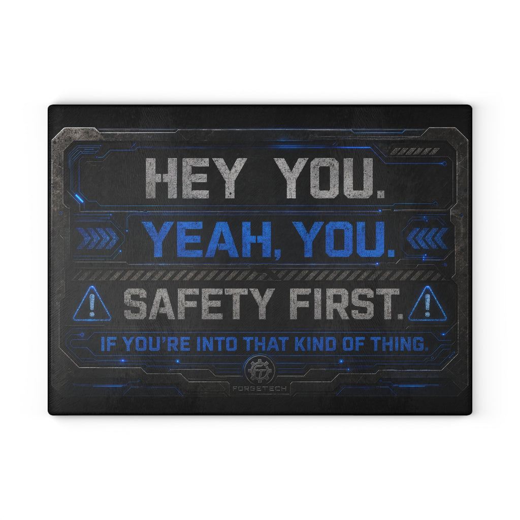 . Safety First.- Industrial Glass Cutting Board