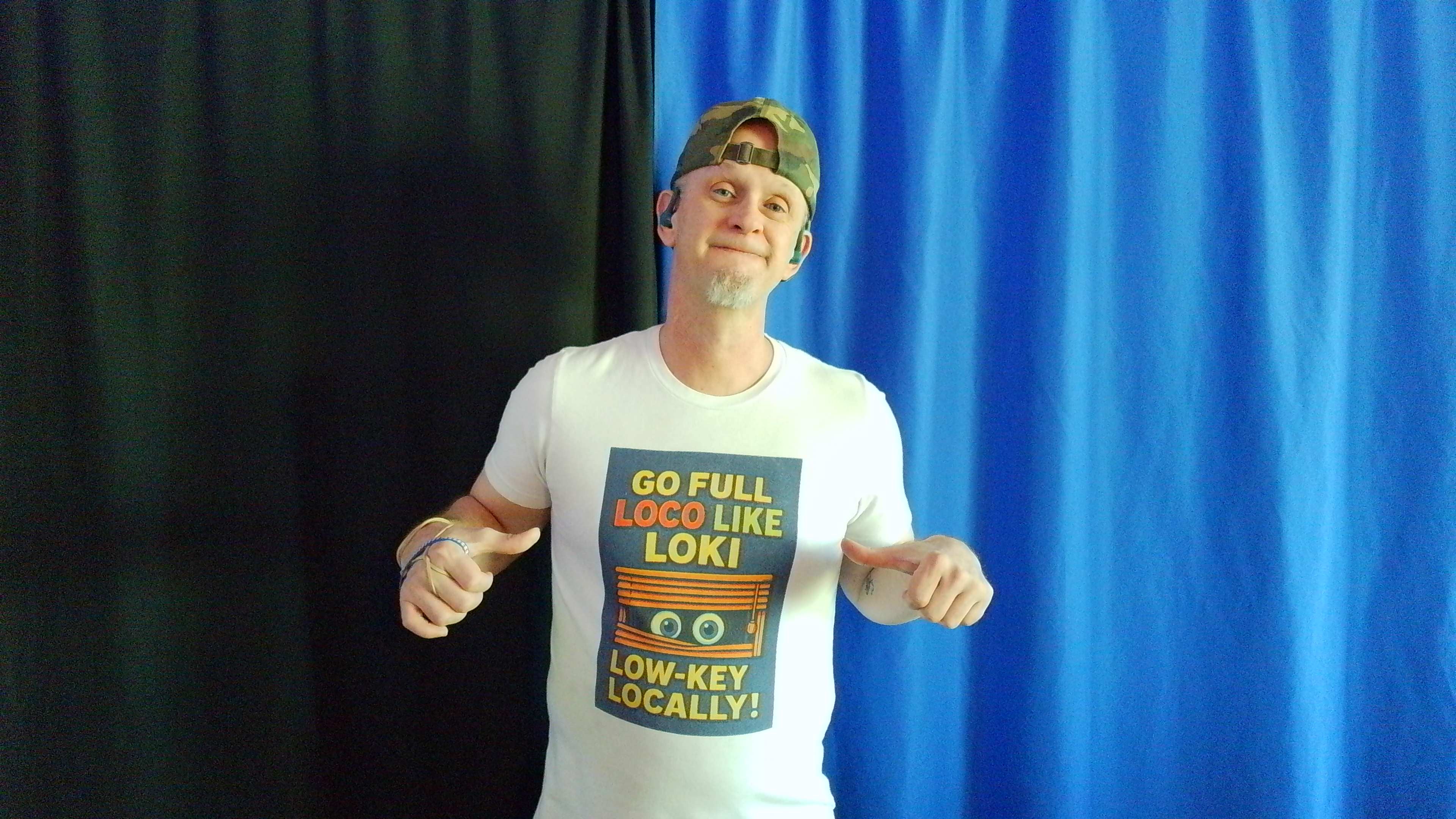 Go Full Loco Like Loki T-Shirt — "Low-Key Locally!" Retro Cassette Graphic