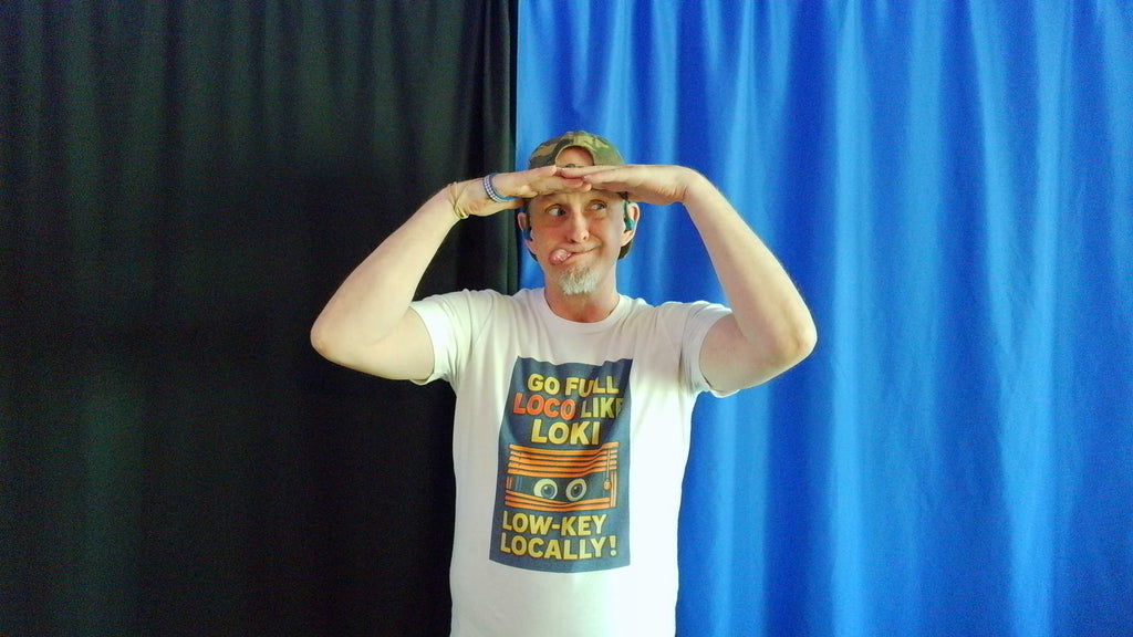 Go Full Loco Like Loki T-Shirt — "Low-Key Locally!" Retro Cassette Graphic