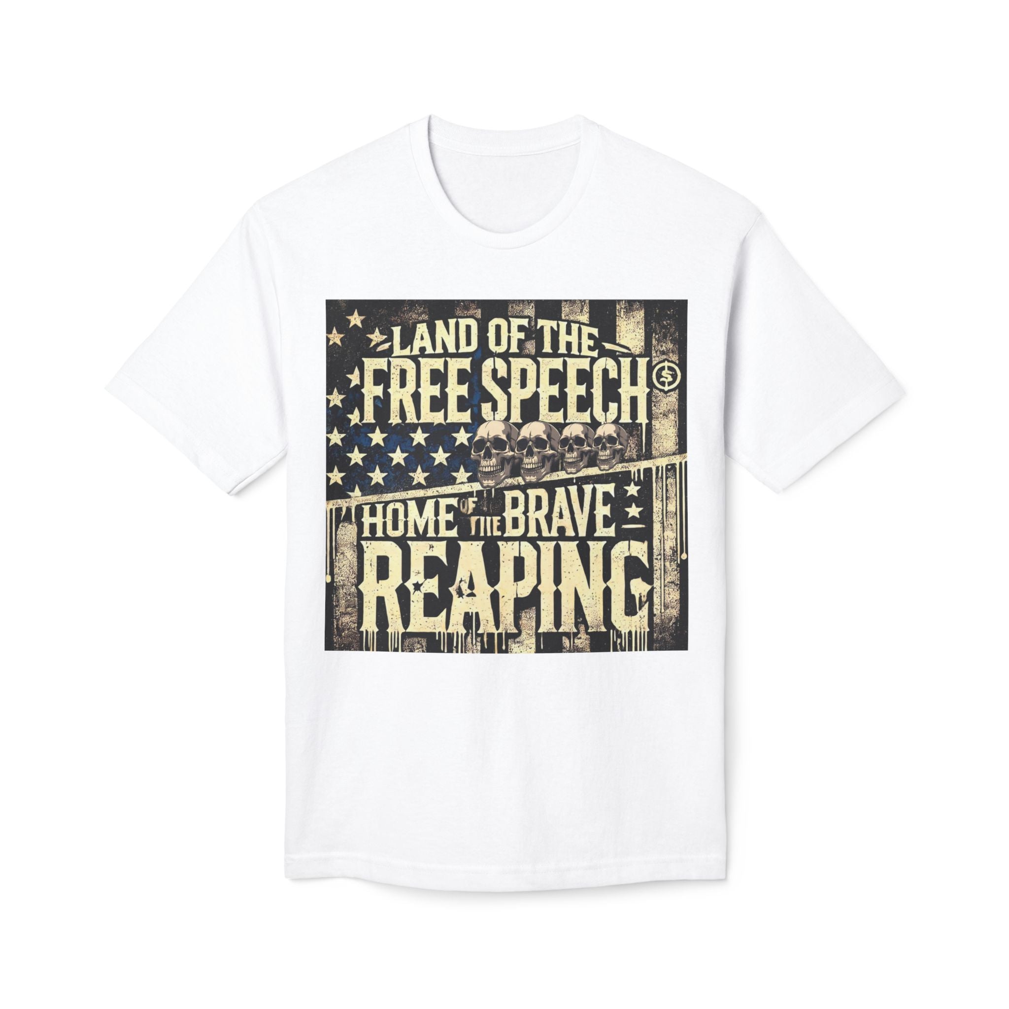 Patriotic 'Land of the Free, Home of the Brave' T-Shirt