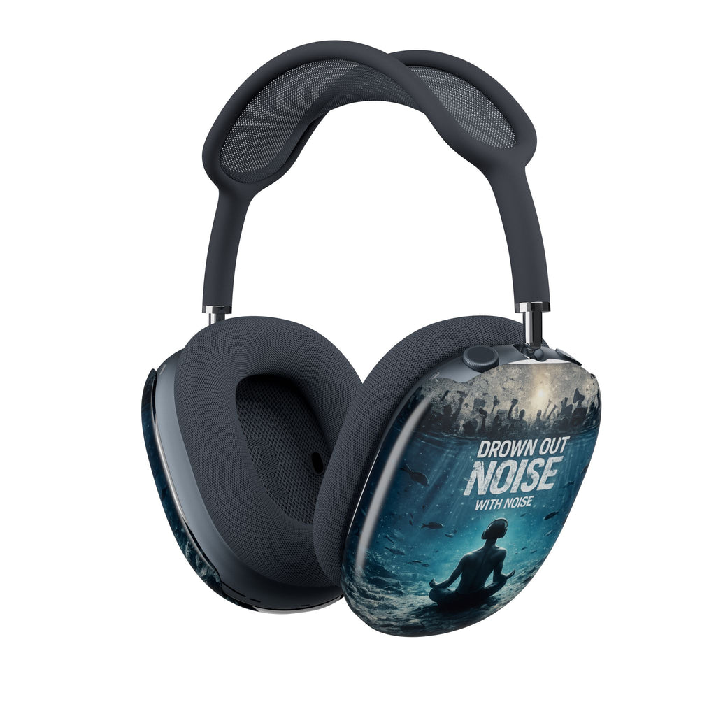 AirPod Max Case — "Drown Out Noise" Meditation Graphic