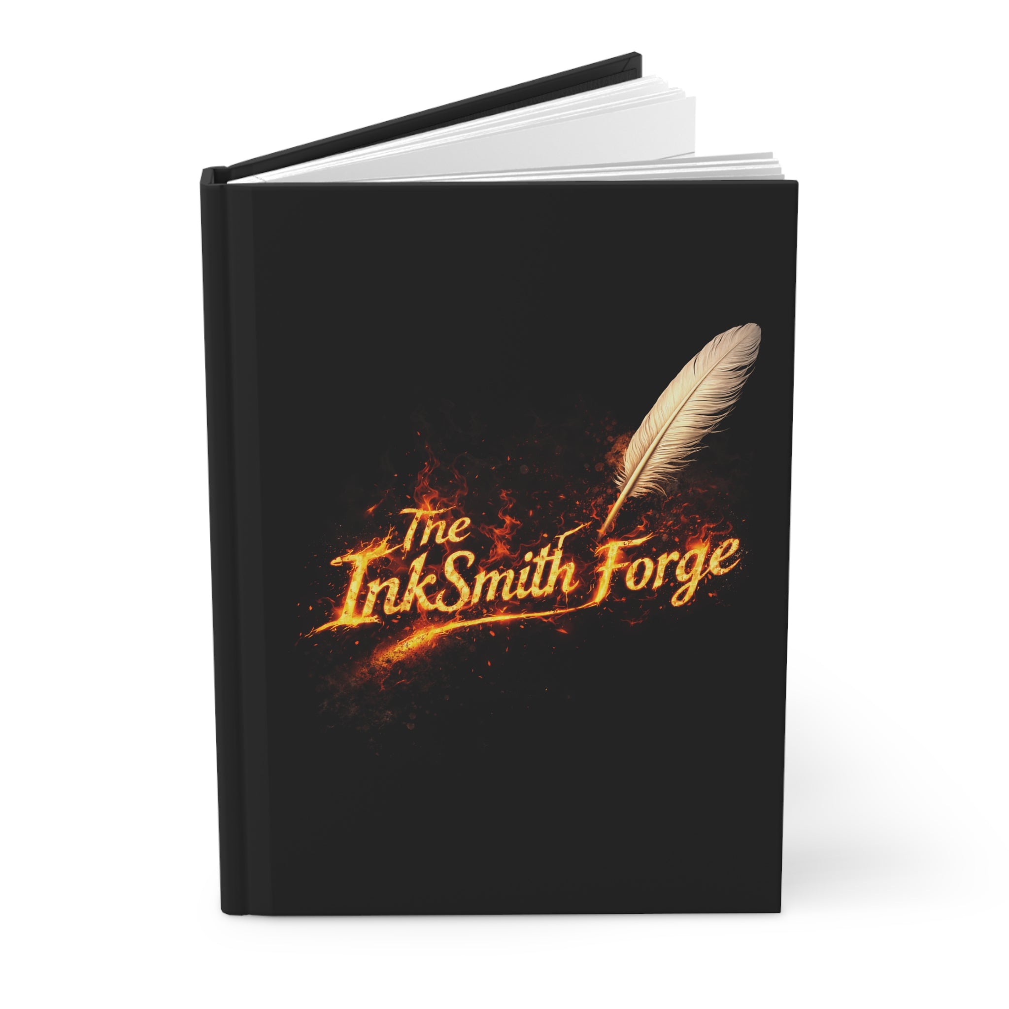 Hardcover Journal — "The InkSmith Forge: Where Ideas Are Forged"