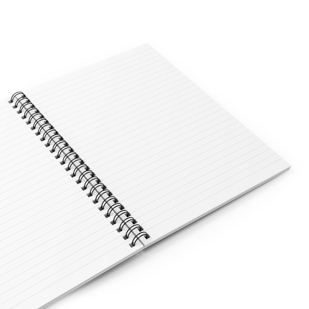 Day of the Dead Sugar Skull Notebook — Spiral Ruled Journal with Candle & Marigold Design