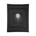 Comforter — Dark Moonwell Design: Reaching Hand Moonlight Bedding