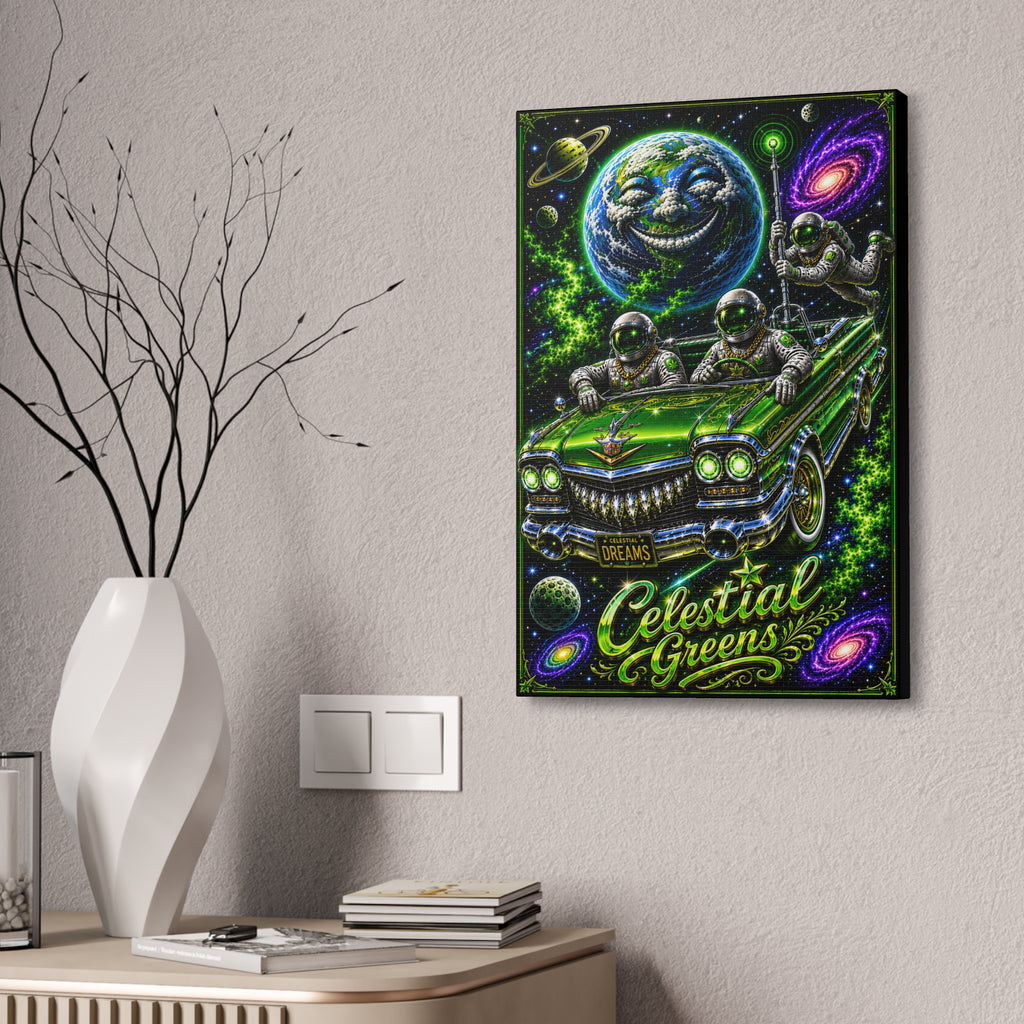 Space Ride With Glide — Retro Astronauts Lowrider Space Art
