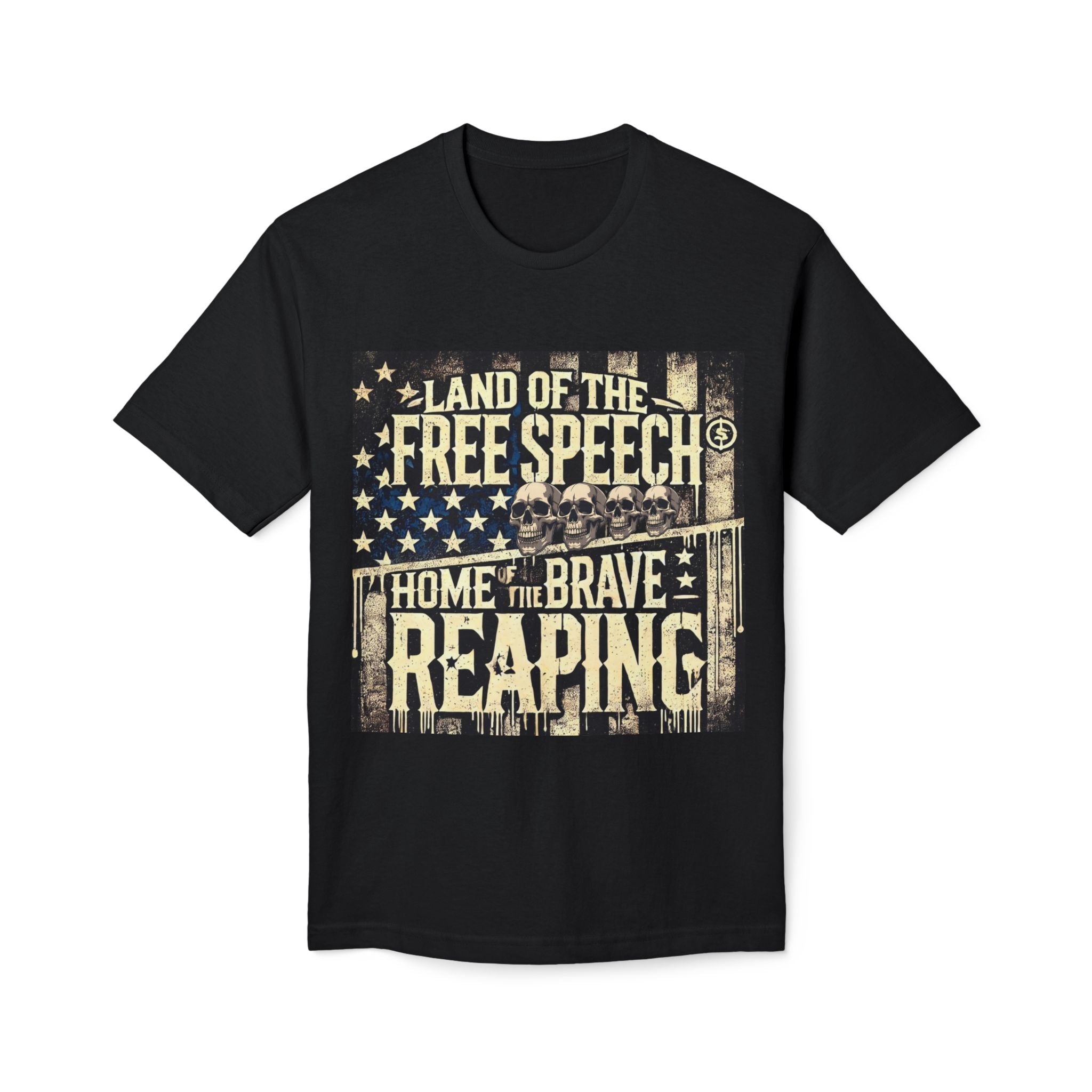 Patriotic 'Land of the Free, Home of the Brave' T-Shirt