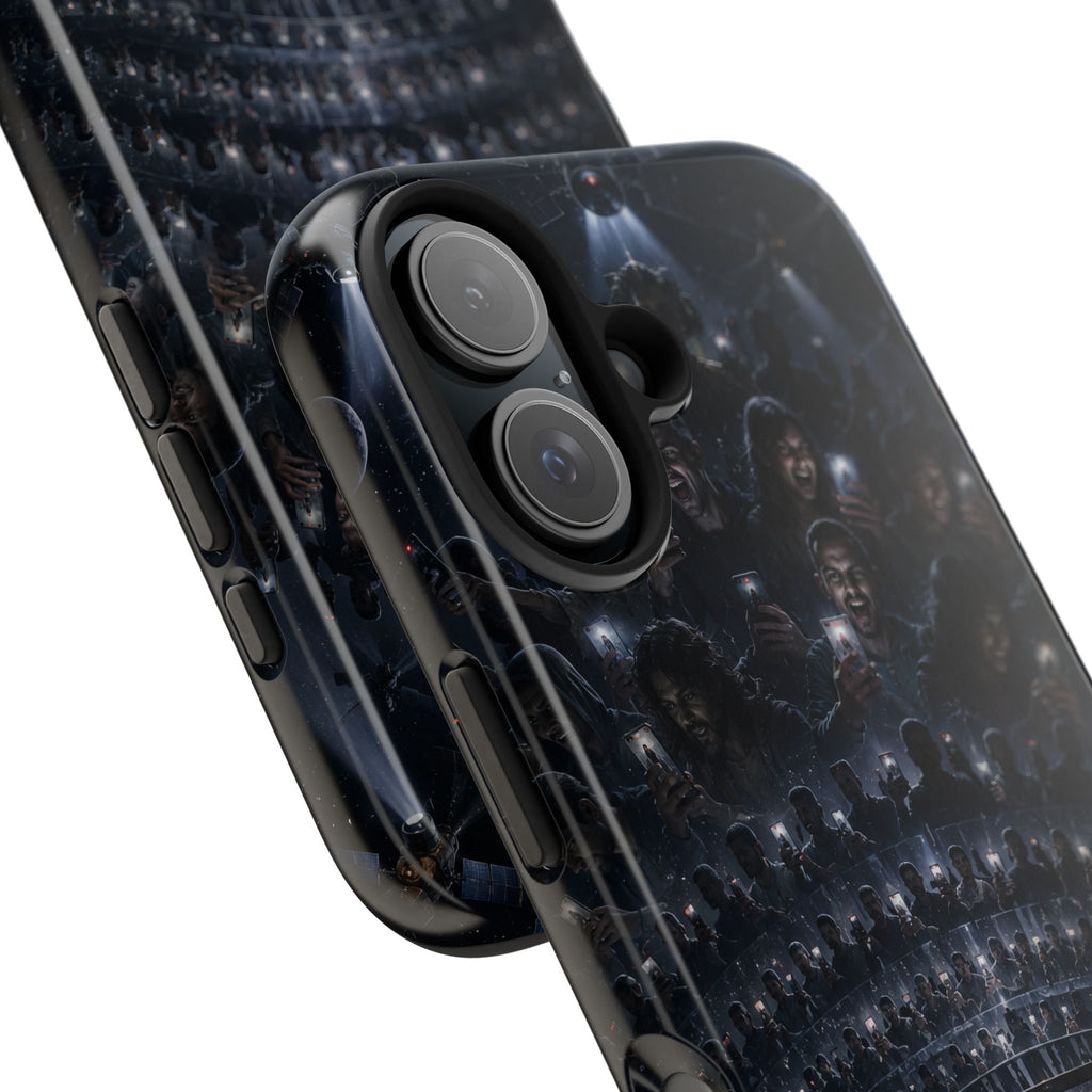 Judgment Graphic Phone Case — Dark Apocalyptic Space Design, Tough Protective Cover