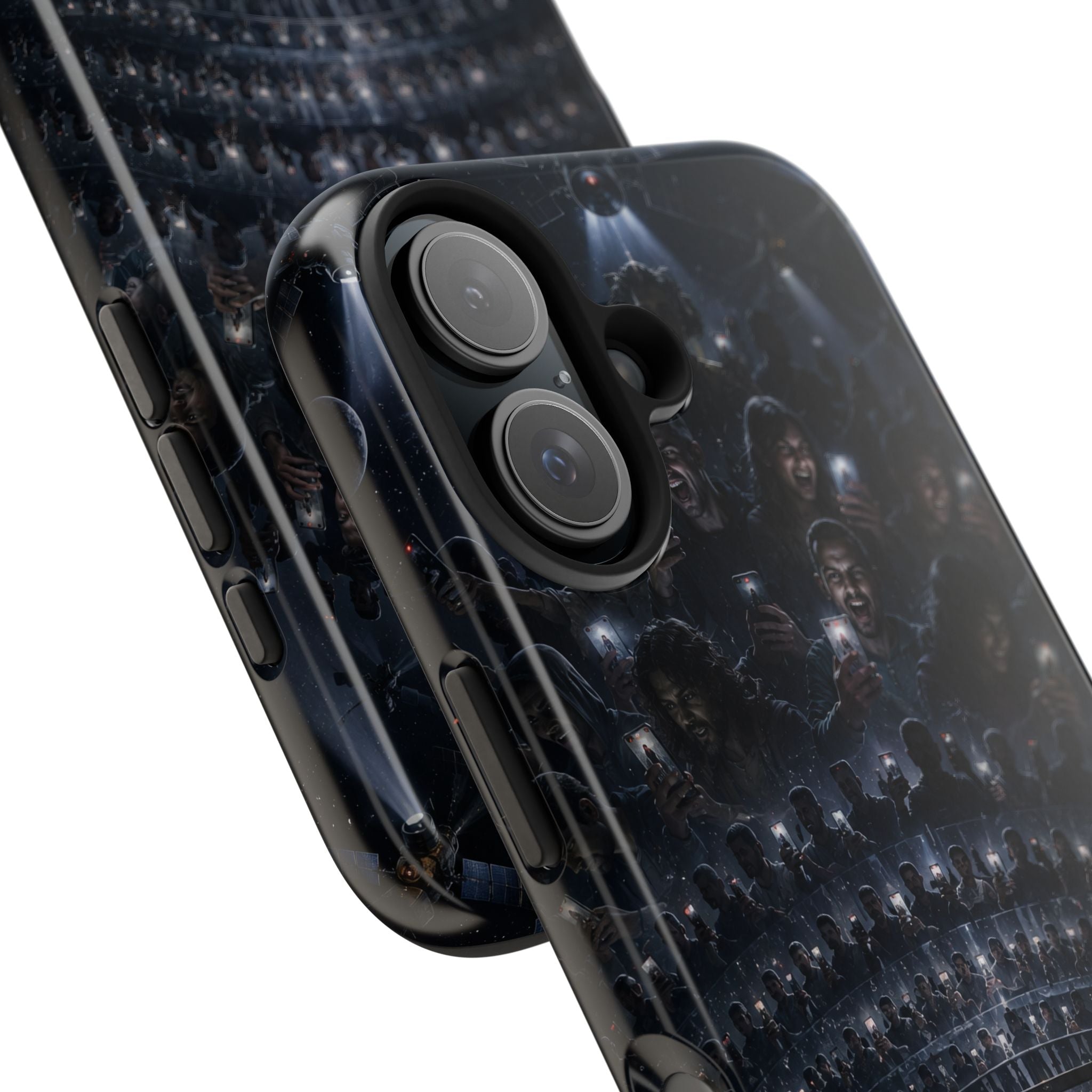 Judgment Graphic Phone Case — Dark Apocalyptic Space Design, Tough Protective Cover