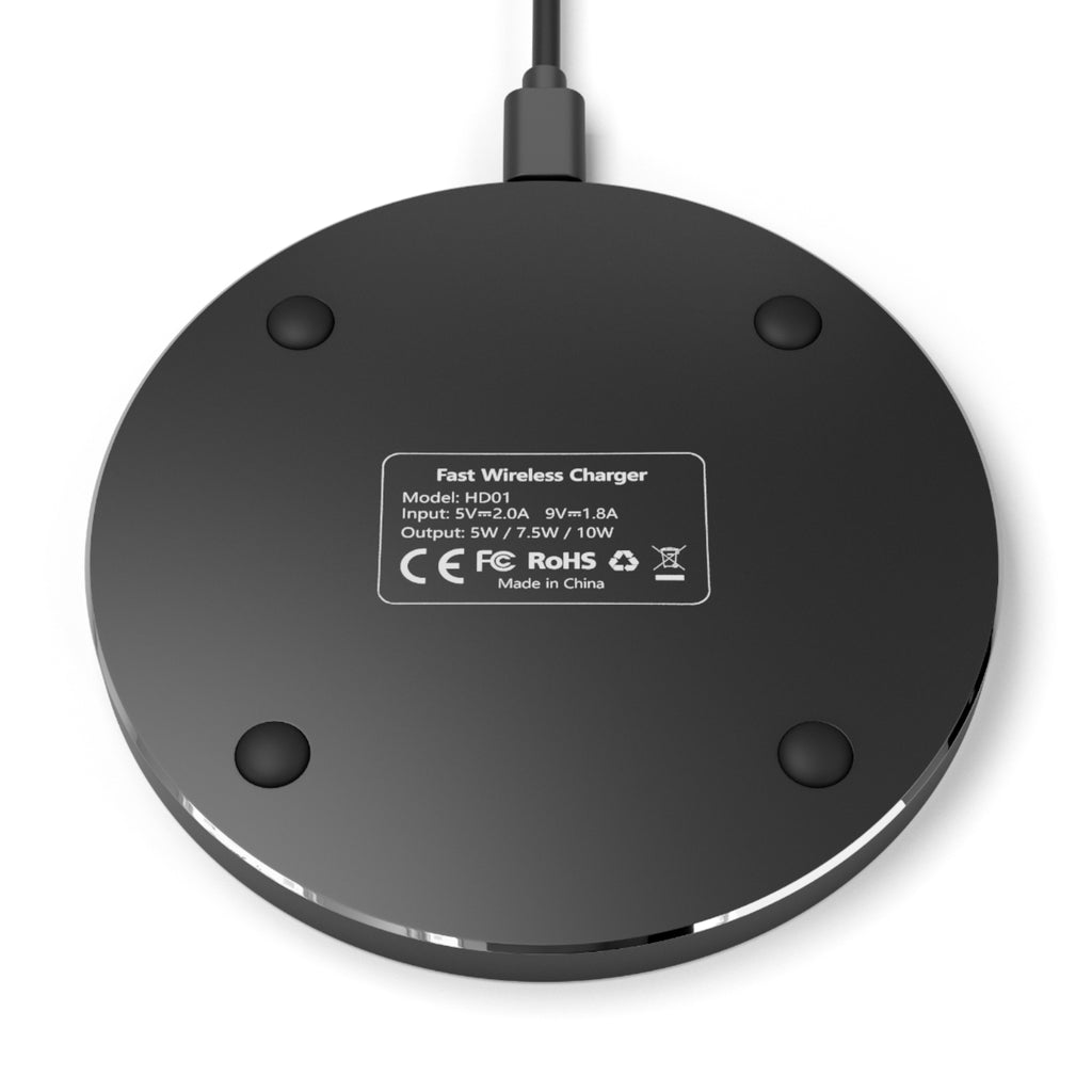 Cyber Skull Wireless Charger — Futuristic Earth Tears Phone Charger
