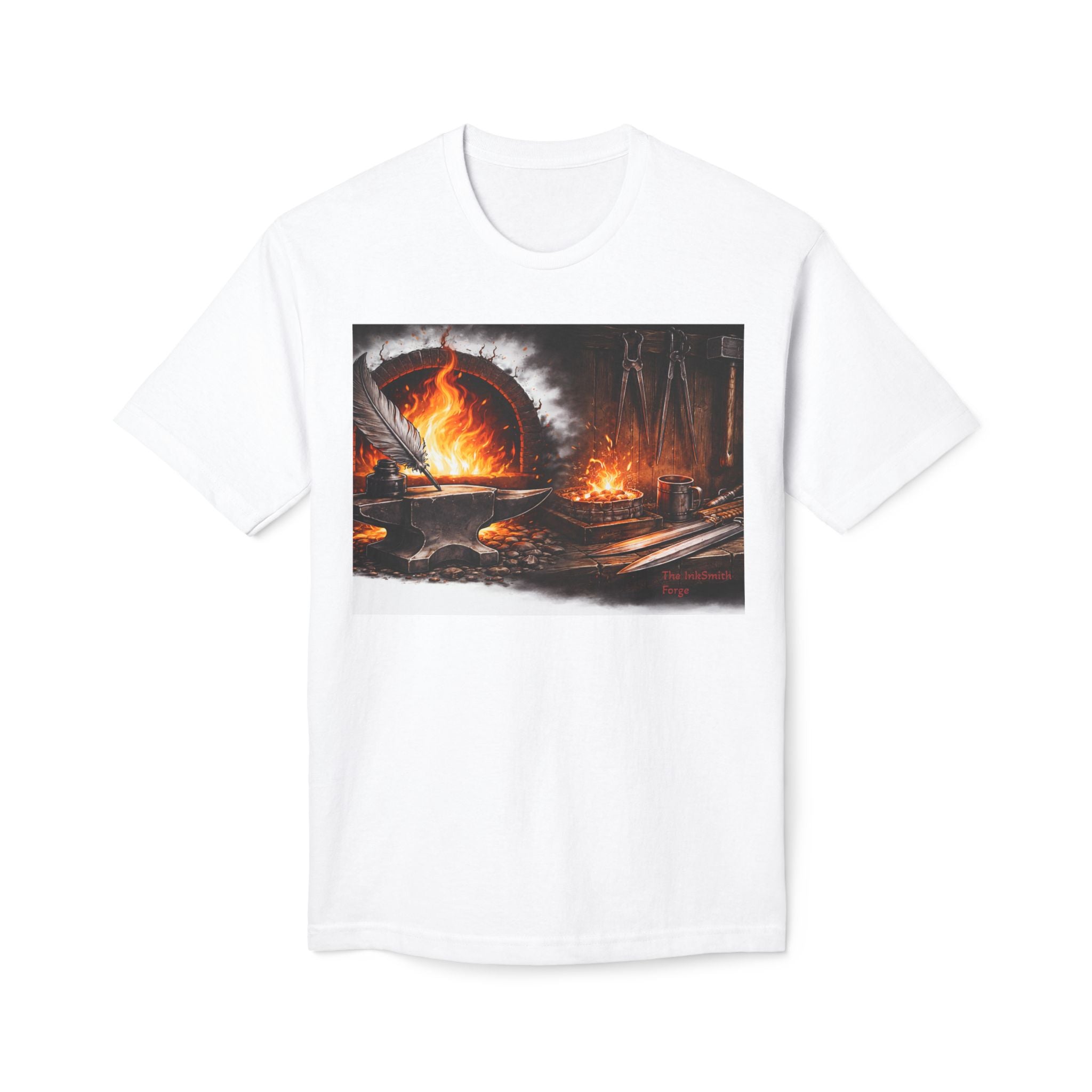 Blacksmith Forge T‑Shirt – Vintage Foundry Fire Workshop Tee