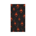 Flaming Heart Neck Gaiter - Lightweight Breathable Face Scarf