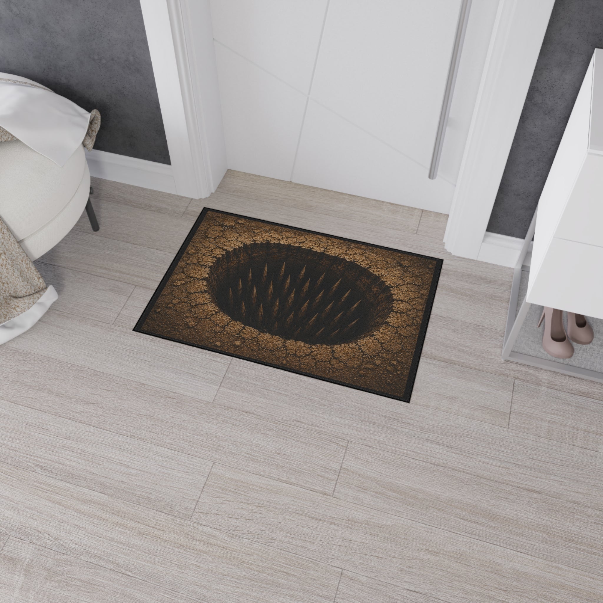 3D Watch Your Step! Seriously!, Indoor/Outdoor Doormat - Heavy-Duty Door Matt