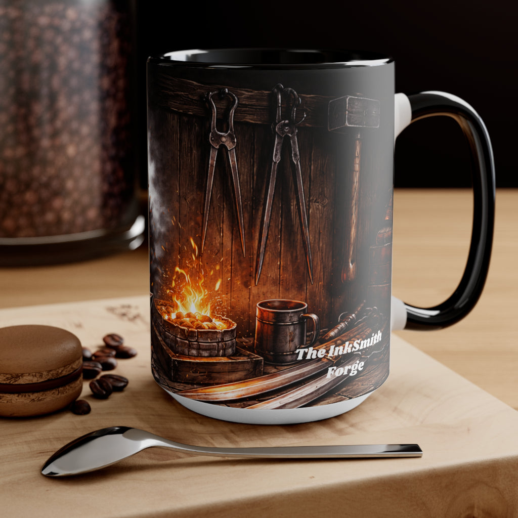 Black Interior Accent Mug — Fantasy Forge Fireplace Design