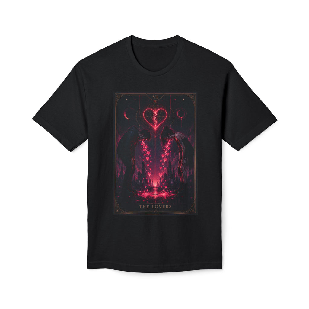 The Lovers Card T-Shirt — Gothic Romantic Valentine Tee